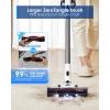 imageTineco A30S Cordless Stick Vacuum Cleaner 160W Suction 60Min Runtime 1L Larger Dustbin ZeroTangle Brush PureCyclone Tech LED Headlight WhiteA30