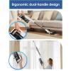 imageTineco A30S Cordless Stick Vacuum Cleaner 160W Suction 60Min Runtime 1L Larger Dustbin ZeroTangle Brush PureCyclone Tech LED Headlight WhiteA30