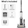 imageTineco Corded Wet Dry Vacuum Steam Mop Allinone Hardwood Floor Cleaner Great for Sticky Messes Floor ONE S5 Steam Smart for Hard Floors with Digital Display and Long Run TimeFloor ONE S7 Steam
