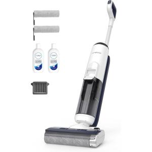 imageTineco Floor ONE S5 Smart Cordless Wet Dry Vacuum Cleaner and Mop for Hard Floors Digital Display Long Run Time Great for Sticky Messes and Pet Hair SpaceSaving Design BlueiFLOOR 5 Breeze Complete