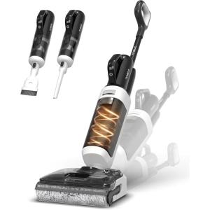 imageTineco Floor One Switch S6 Stretch Breeze Wet Dry Vacuum Cleaners Floor Cleaner Mop 2in1 Cordless Vacuum for MultiSurface 20kPa Suction AntiTangle Design Flashdry SelfCleaning 180 LayFlatFloor One Switch S6 Stretch Breeze