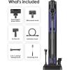 imageTineco Pure ONE Station FurFree Cordless Vacuum Cleaner with 3L Auto Dust Base Smart Stick Vacuum Cleaner Powerful Suction ampamp Lightweight ZeroTangle Brush for Hard Floor Carpet ampamp Pet Hair BluePure ONE Station FurFree
