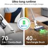 imageTineco Pure ONE Station 5 Pro Cordless Smart Stick Vacuum Automatic Dust CollectionFullPath SelfCleaning 200AW Powerful SuctionZeroTangle Brush Up to 100 Minutes RuntimeClogLess SystemStation 5