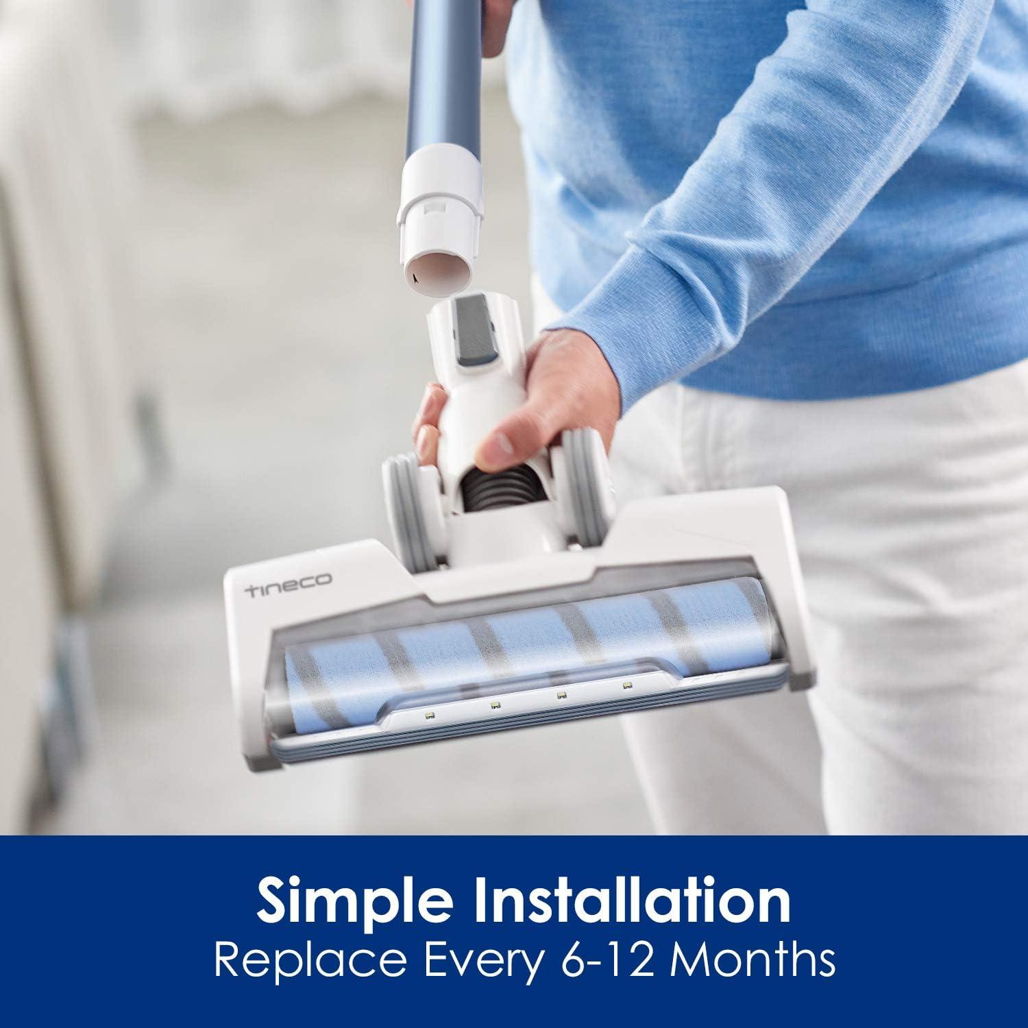 imageTineco FullSize LED Soft Roller Power Brush for A10A11 Series Cordless Vacuum Ideal for Indoor Hard Floor ampamp Hard Surface UseGray