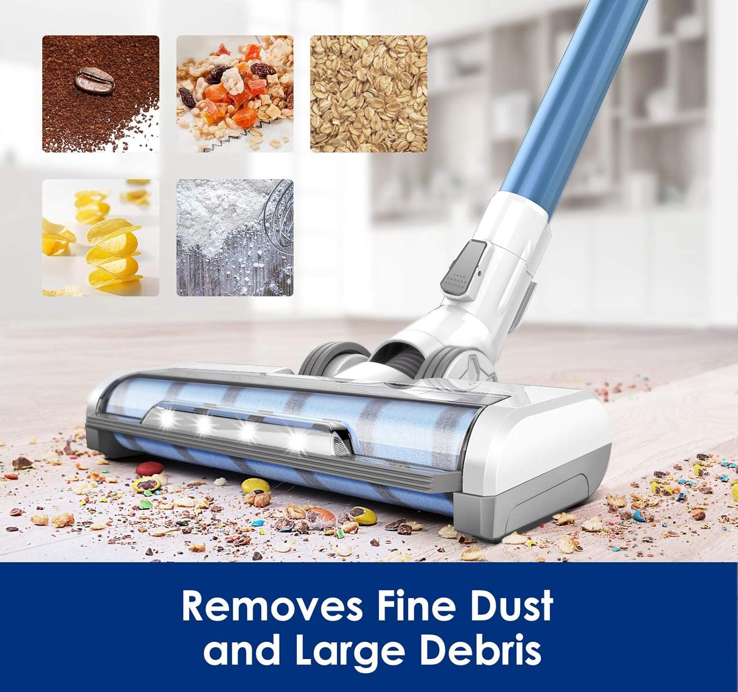 imageTineco FullSize LED Soft Roller Power Brush for A10A11 Series Cordless Vacuum Ideal for Indoor Hard Floor ampamp Hard Surface UseGray