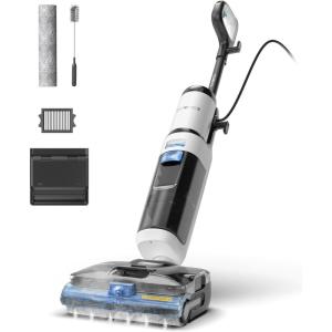 imageTineco FLOOR ONE S6 Stretch Steam Corded Wet Dry Vacuum Steam Mop AllinOne Tineco BoostSteam 320 Hightemp Steam Cleaning 180 LayFlat AntiTangle Design FlashDry Selfcleaning