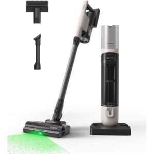 imageTineco Pure ONE Station 5 Gen Cordless Vacuum Automatic Dust Collection FullPath SelfCleaning ZeroTangle Brush Up to 100 Minutes Runtime Stick Vacuum Cleaner for Pet Hair Carpet amp Hard FloorStation SeriesStation 5 Pro